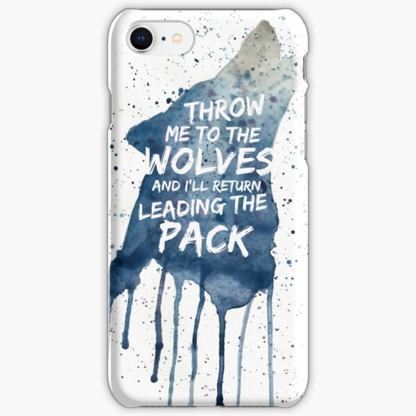 Throw Me To The wolves iPhone Snap Case
