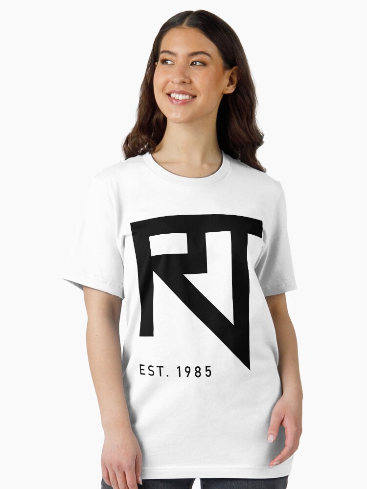 Thumbnail 1 of 7, Essential T-Shirt, RaddTitan RT Logo Black designed and sold by RaddTitan.