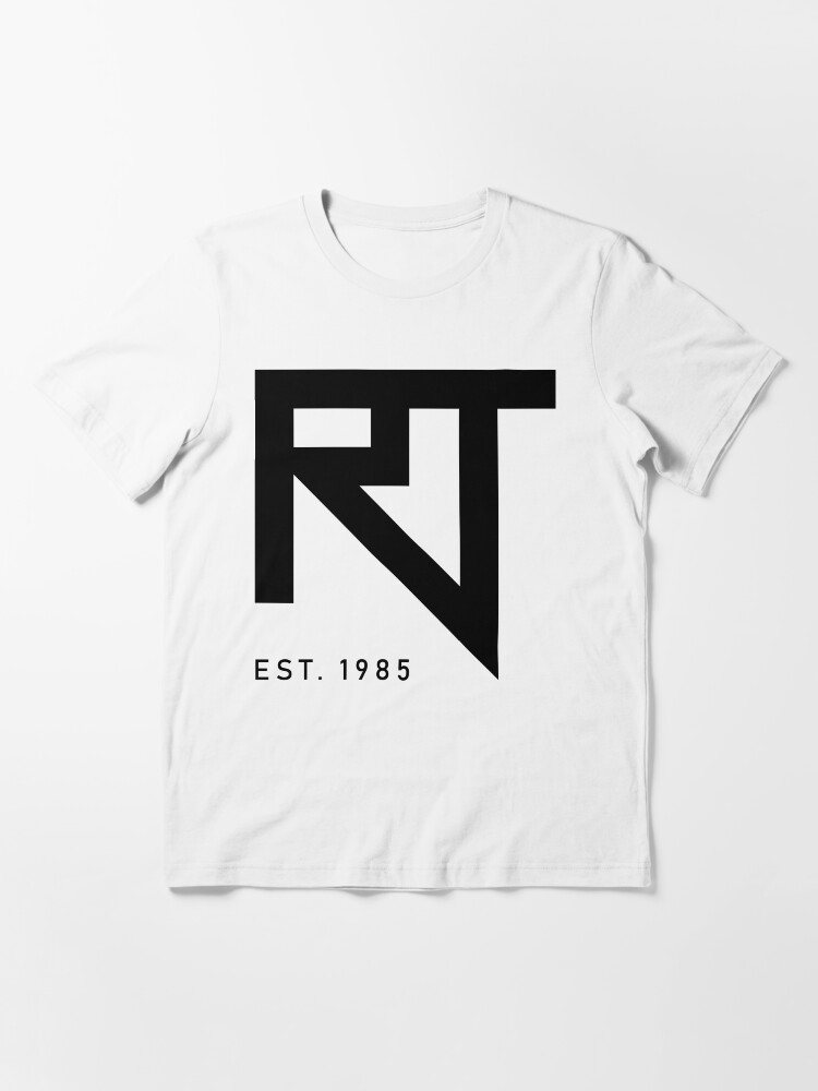 Thumbnail 3 of 7, Essential T-Shirt, RaddTitan RT Logo Black designed and sold by RaddTitan.