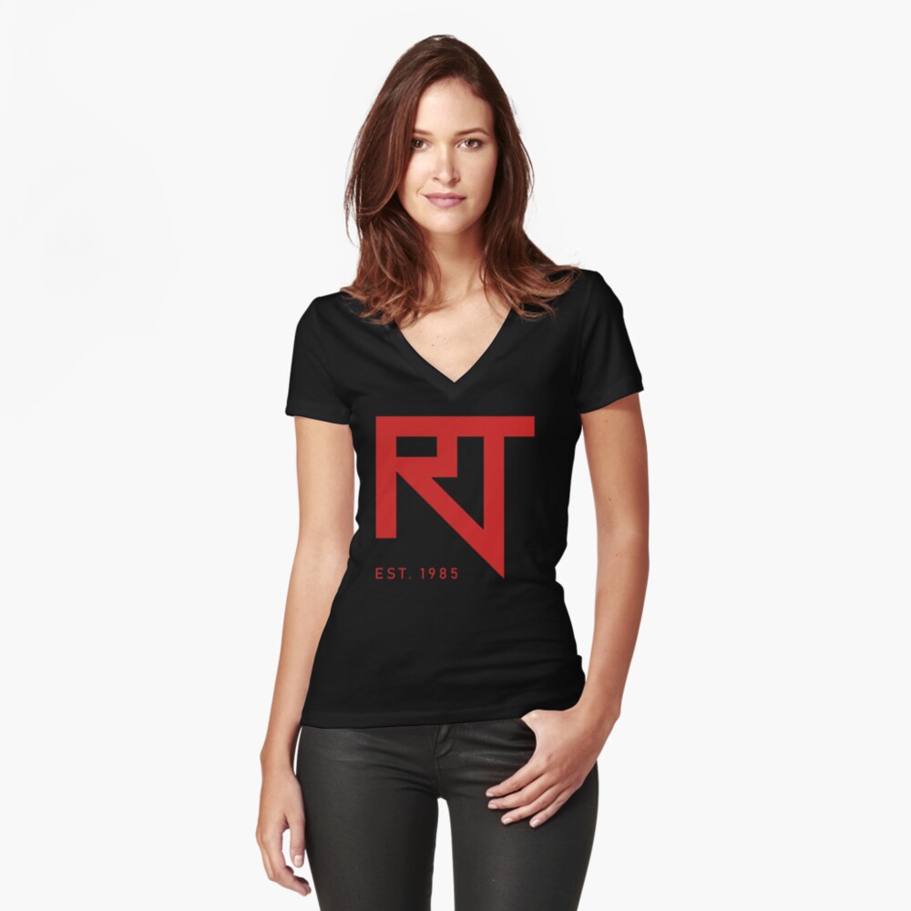 Item preview, Fitted V-Neck T-Shirt designed and sold by RaddTitan.