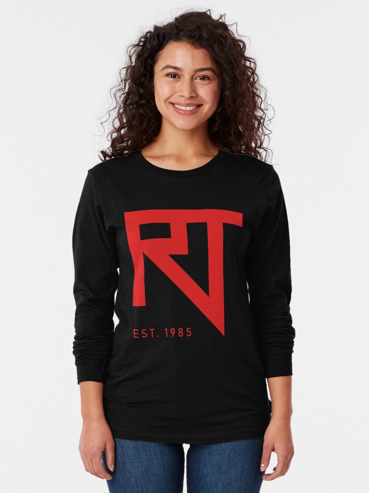 Thumbnail 2 of 5, Long Sleeve T-Shirt, RaddTitan RT Logo Red designed and sold by RaddTitan.