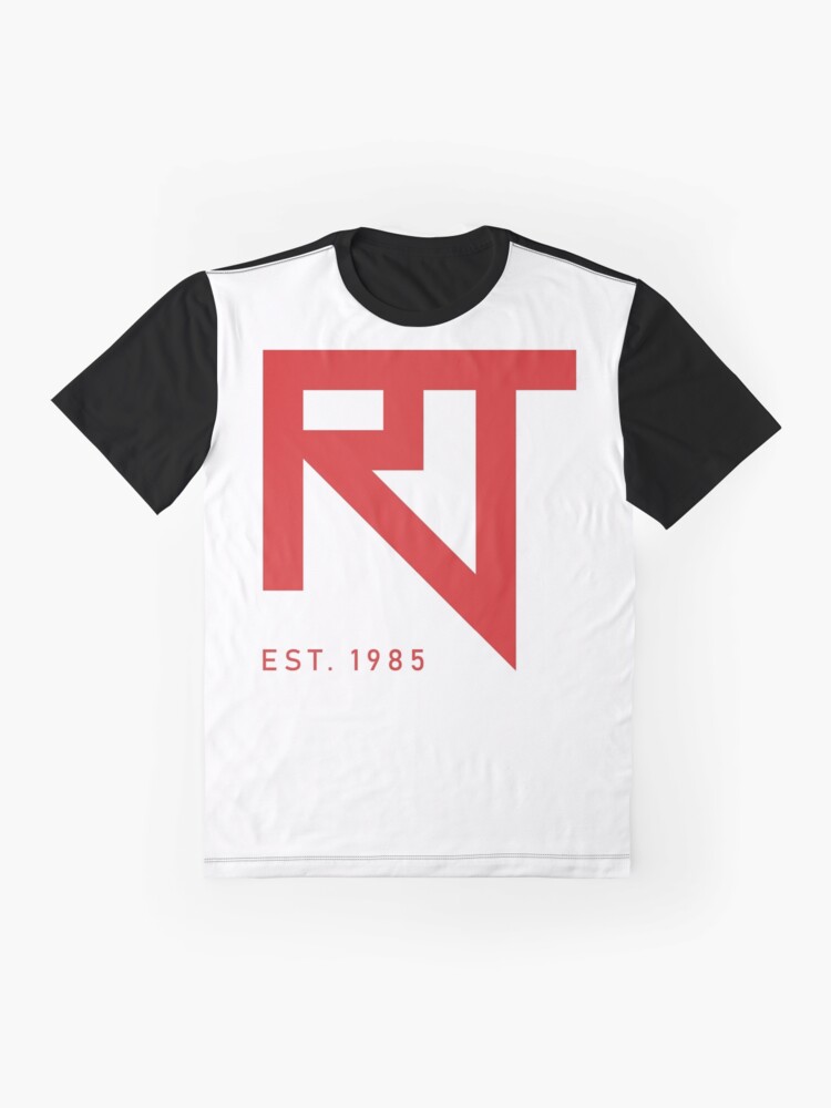 Thumbnail 4 of 5, Graphic T-Shirt, RaddTitan RT Logo Red designed and sold by RaddTitan.