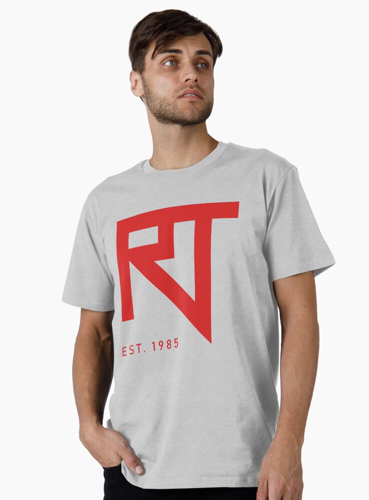 Thumbnail 1 of 4, Premium T-Shirt, RaddTitan RT Logo Red designed and sold by RaddTitan.