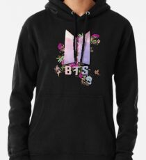 BTS NEW LOGO FLOWERS EDITION Pullover Hoodie