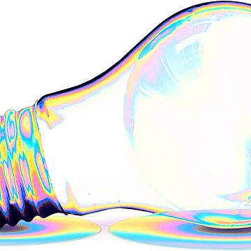 Artwork thumbnail, Holographic Light Bulb by dinaaaaaah