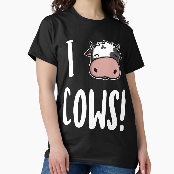 Vista previa del artículo con la obra «Amo las vacas», diseñado y vendido por perdita00.