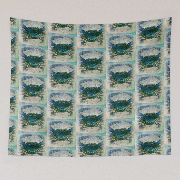 Item preview, Save Our Oceans - Blue Crab designed and sold by HeckaDoodleDo.