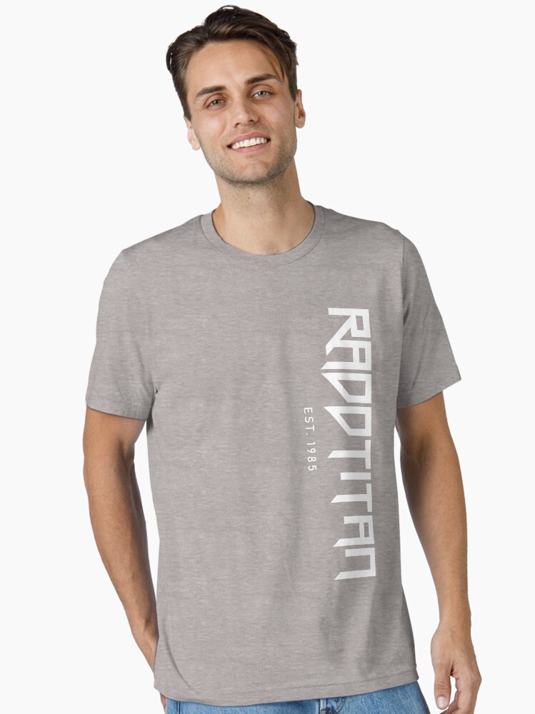 Thumbnail 2 of 7, Essential T-Shirt, RaddTitan Logo side White designed and sold by RaddTitan.