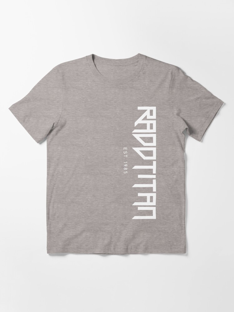Thumbnail 3 of 7, Essential T-Shirt, RaddTitan Logo side White designed and sold by RaddTitan.