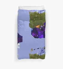 .. alone at the lake Duvet Cover