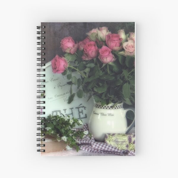 Old roses Spiral Notebook