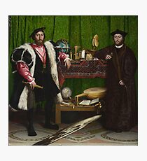 The Ambassadors - Hans Holbein the Younger Photographic Print