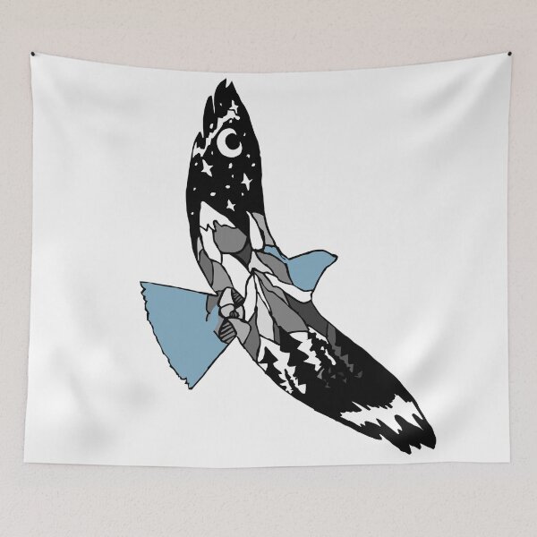 Item preview, Wanderlust Hawk Dove Mountains Water  designed and sold by cbrink.