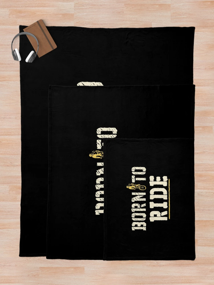 Thumbnail 5 of 6, Throw Blanket, Born To Ride designed and sold by SmartStyle.