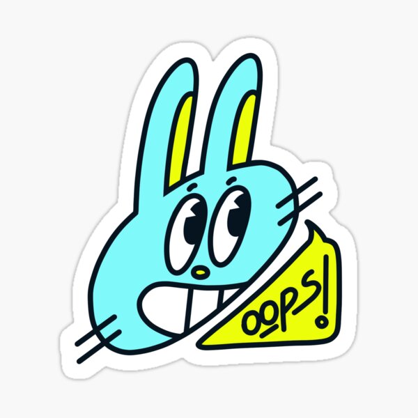oops bunny :) Sticker