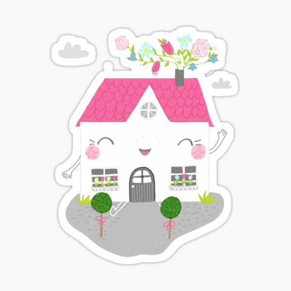 My little sweet home Sticker