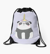 Cute Pandacorn Drawstring Bag