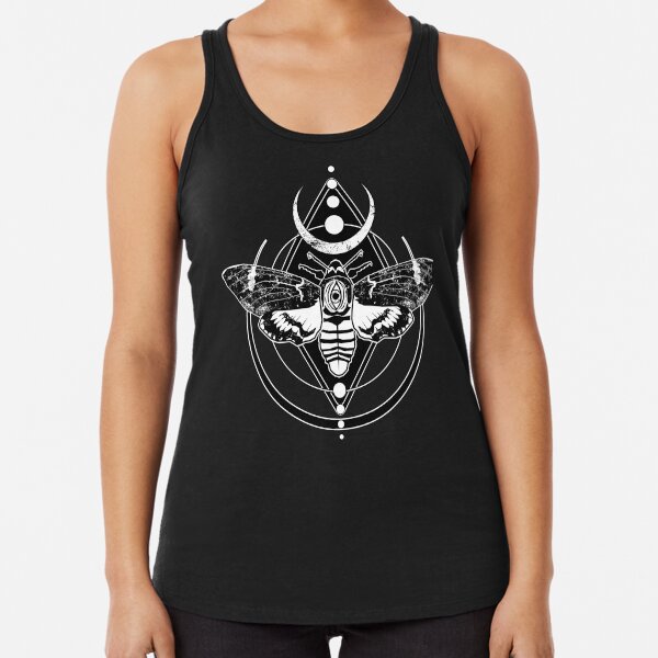Death moth Racerback Tank Top