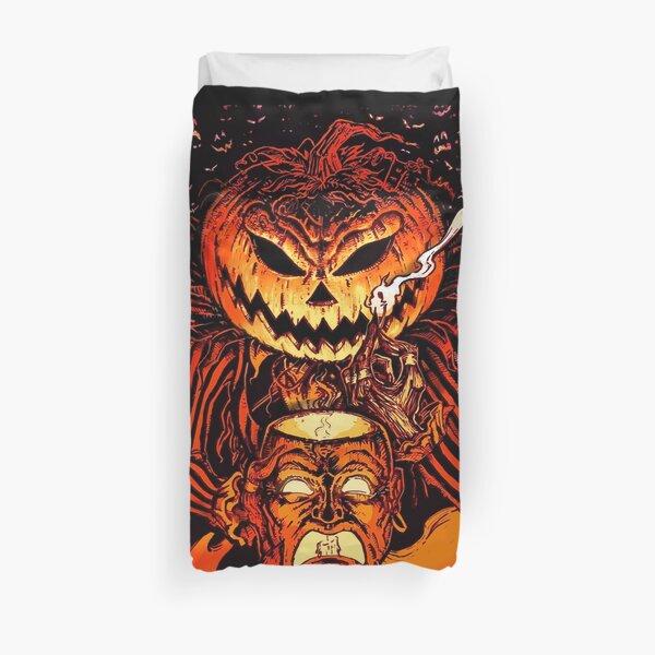 Pumpkin King Lord O Lanterns Duvet Cover