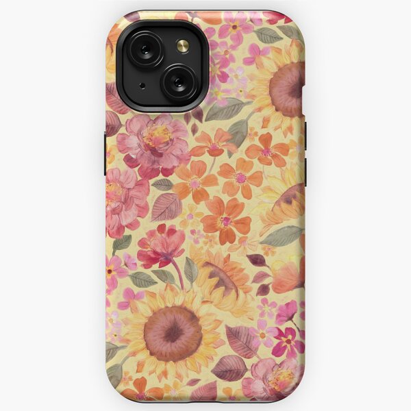 Happy Boho Sixties Floral iPhone Tough Case