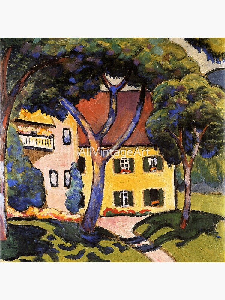 August Macke Trees Vintage Fine Art Print