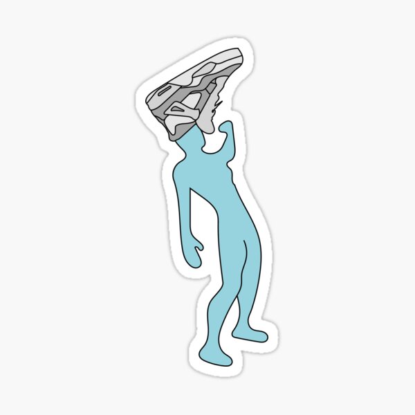 Sneaker Head Sticker