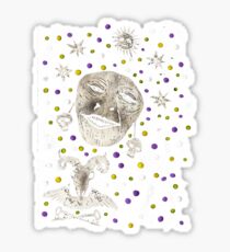 dim areas from dark stars Sticker