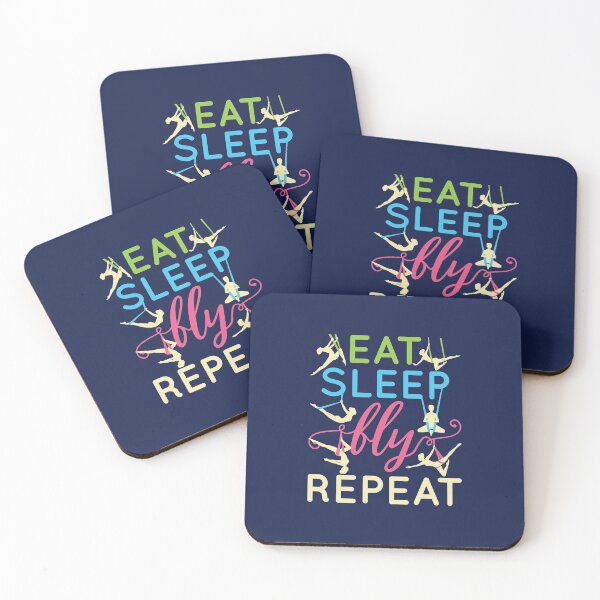 Item preview, Aerial Yoga Eat Sleep Fly Repeat designed and sold by jaygo.
