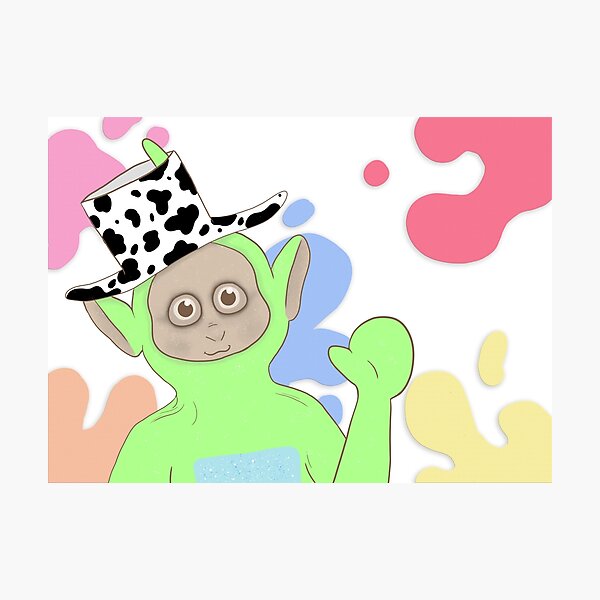 "Cow Hat Dipsy" Photographic Print by grossgirl99 Redbubble