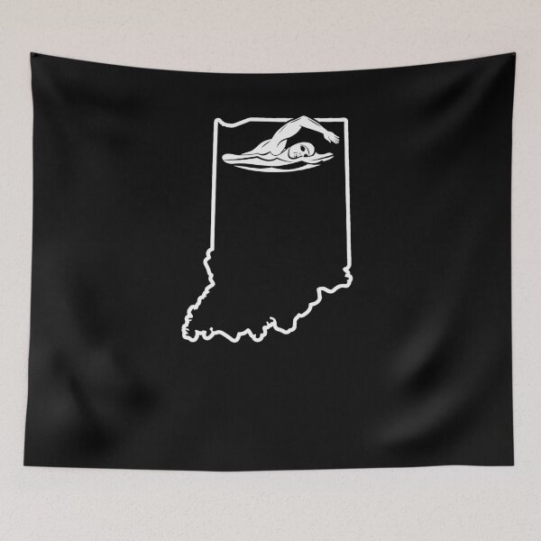 Item preview, Swim Team Shirt Indiana Swimmer Stuff designed and sold by shoppzee.