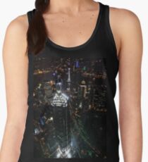 Jin Mao Tower at Night from Above - Shanghai Women's Tank Top