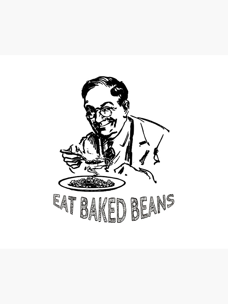 "Funny Cool Eat Baked Beans Fart Gas Vintage Shirt Sticker Clock Art