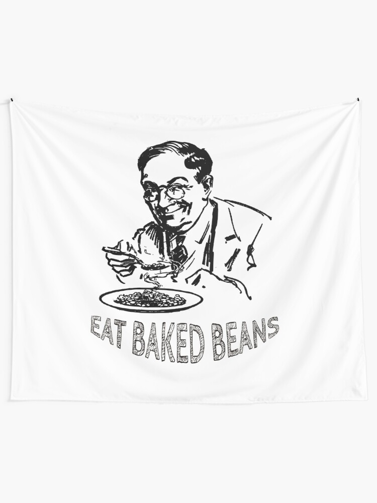"Funny Cool Eat Baked Beans Fart Gas Vintage Shirt Sticker Clock Art