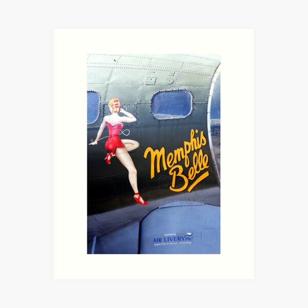 Memphis Belle Nose Art Art Print
