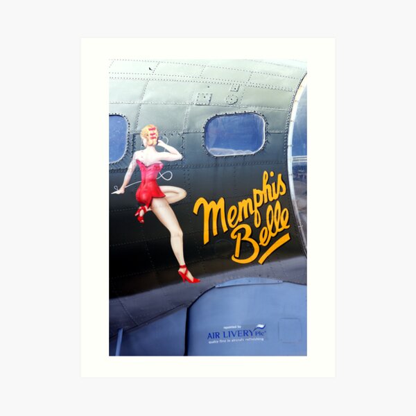 Memphis Belle Nose Art Art Print
