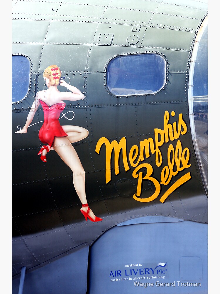 "Memphis Belle Nose Art" Canvas Print for Sale by redmoondragon Redbubble
