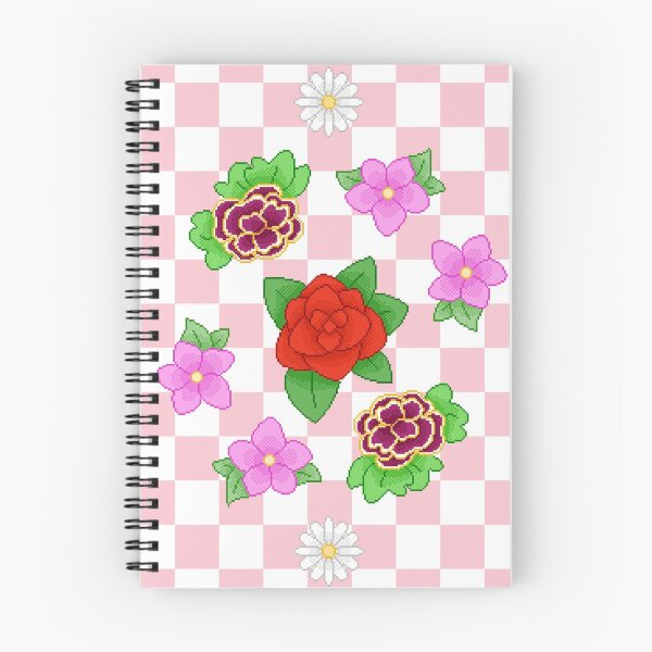 Item preview, Pixel Flowers Pattern designed and sold by MetallicWings15.