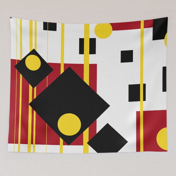 Item preview, Geometric Design in red, yellow, black designed and sold by Move-Art.
