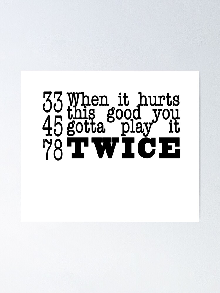 Vice Play It Twice Poster By Aechjaynpigment Redbubble