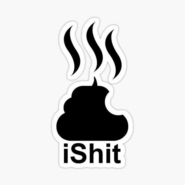 Ishit Funny Humor Logo Parody Sticker By Marzzgraphics Redbubble