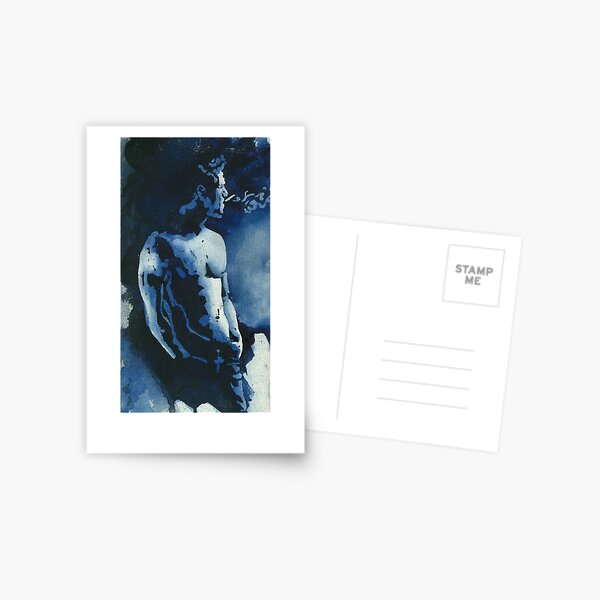 Man Smoking Postcard