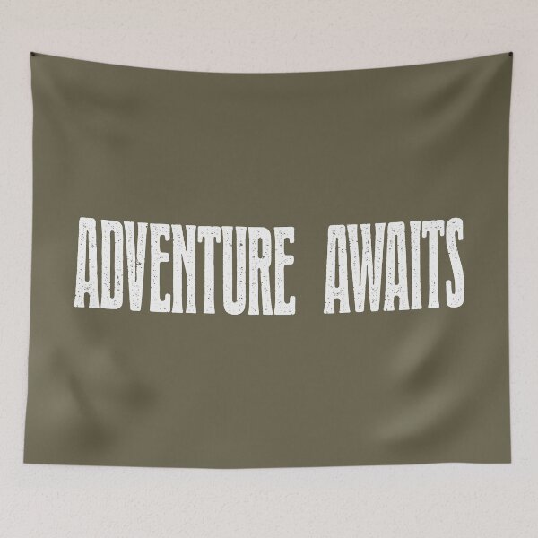 Item preview, ADVENTURE AWAITS (rough) designed and sold by oldskooldesign.