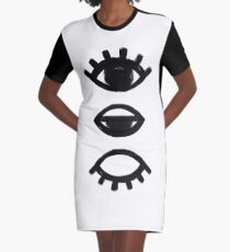 all-seeing eye , sleepy eyes Graphic T-Shirt Dress