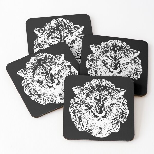 Item preview, White lion outline illustration designed and sold by craig777red.