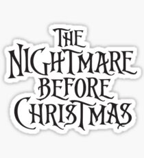 Nightmare Before Christmas Sticker