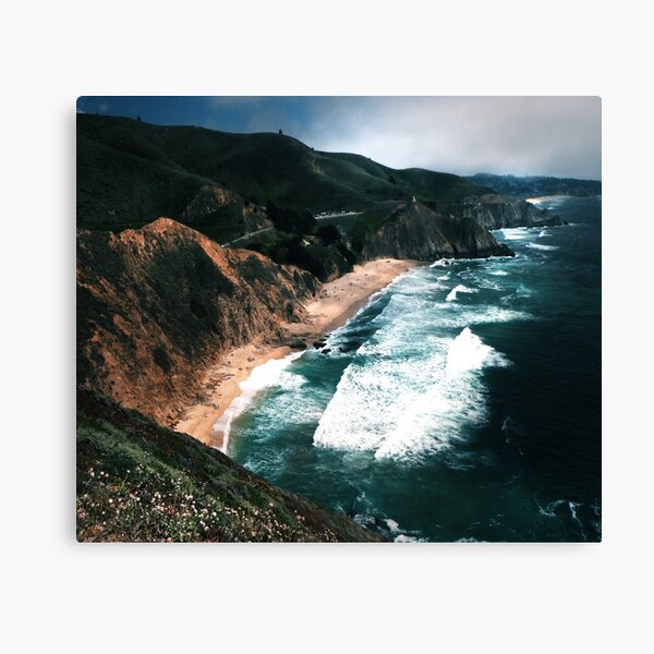 Big Sur Surf and Coastline Canvas Print