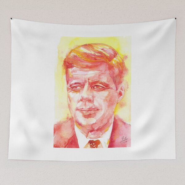Item preview, JOHN F. KENNEDY - watercolor portrait.5 designed and sold by lautir.