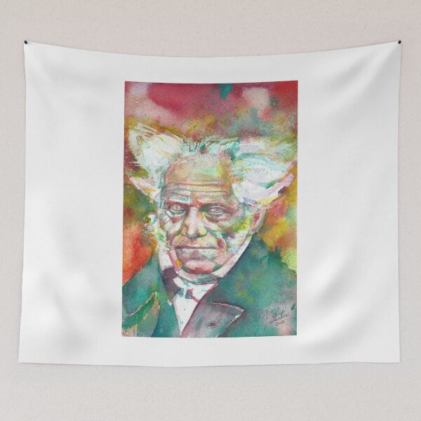 Item preview, ARTHUR SCHOPENHAUER - watercolor portrait.2 designed and sold by lautir.