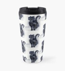 Shameless Cats: Catbox Black Cat Travel Mug