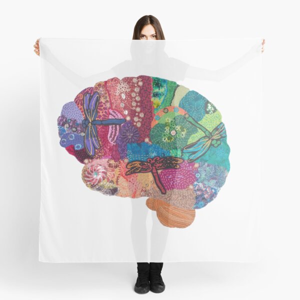 Dragonfly Brain - Creativity and Change Scarf